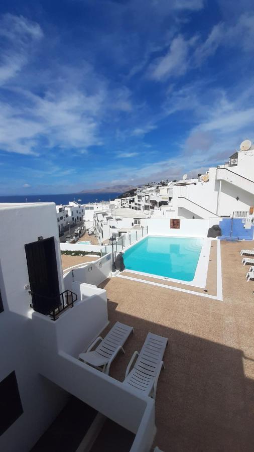 The White Dragos With Ocean View - Ac - Private Pool Daire Tías Dış mekan fotoğraf
