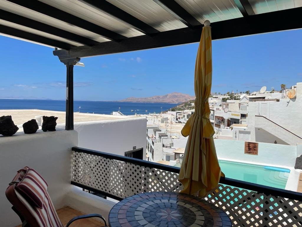 The White Dragos With Ocean View - Ac - Private Pool Daire Tías Dış mekan fotoğraf