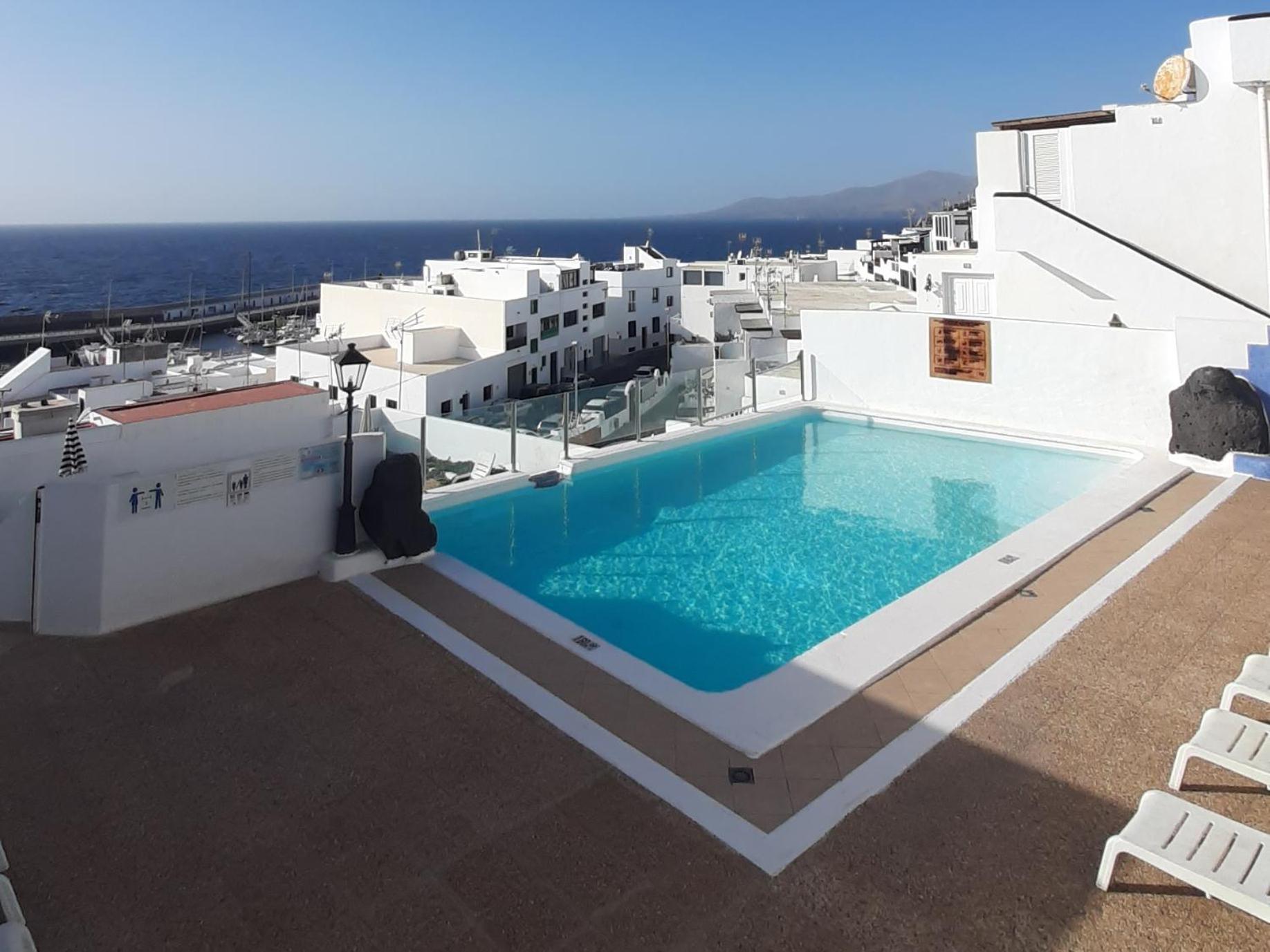 The White Dragos With Ocean View - Ac - Private Pool Daire Tías Dış mekan fotoğraf