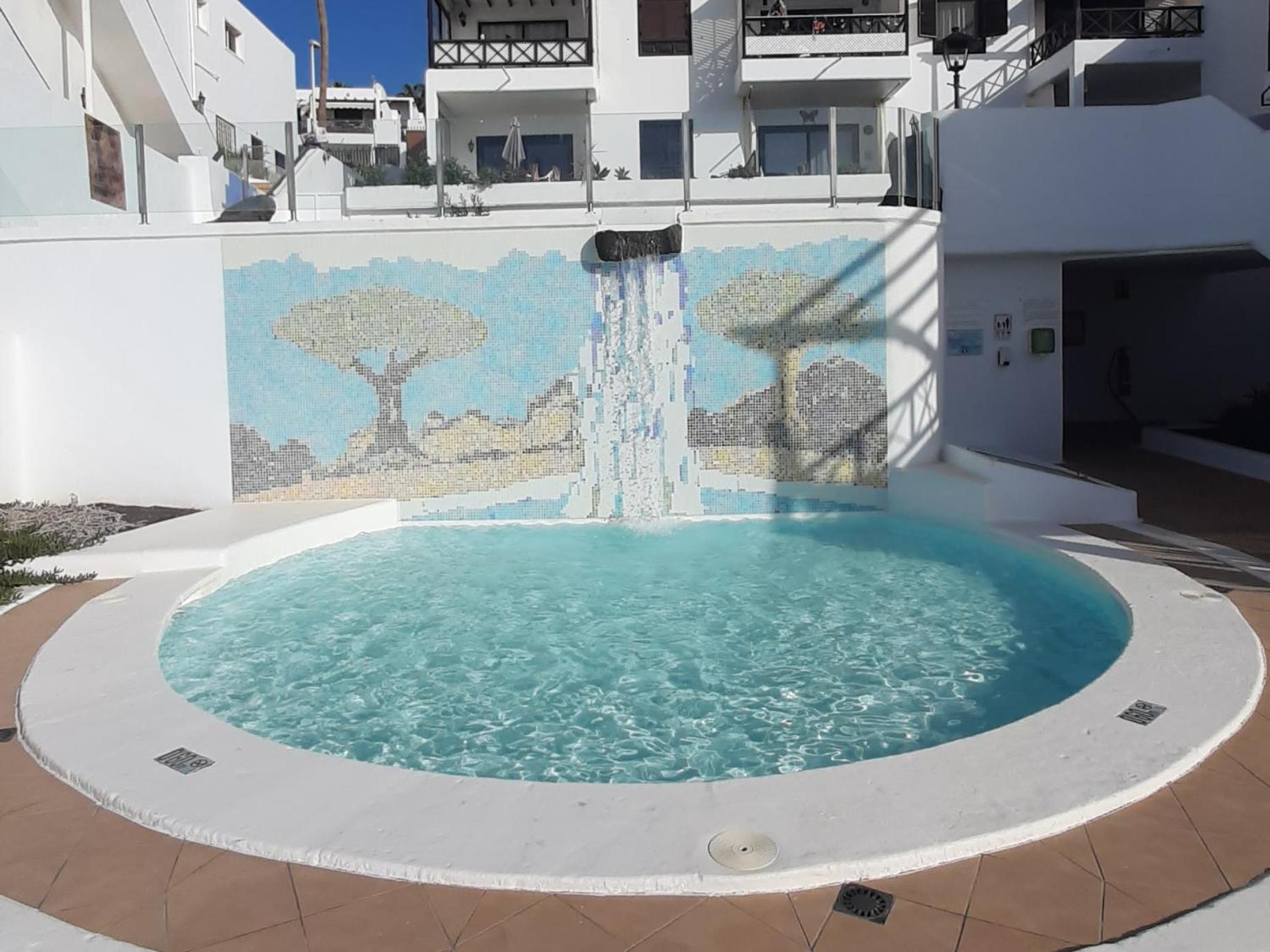 The White Dragos With Ocean View - Ac - Private Pool Daire Tías Dış mekan fotoğraf