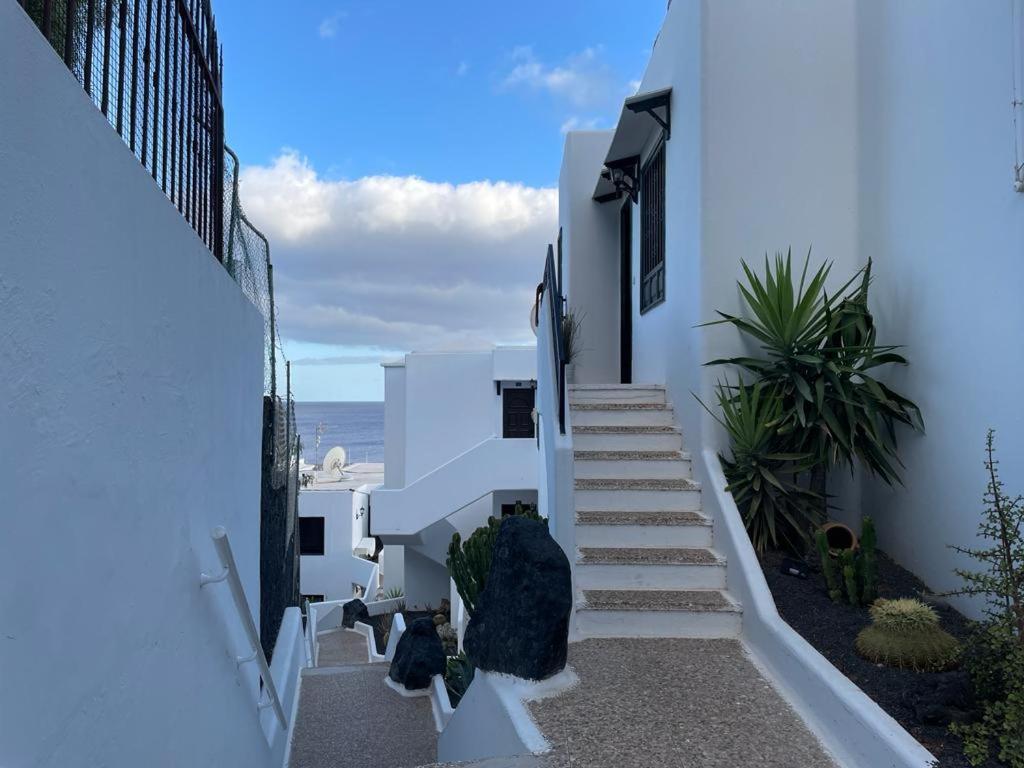 The White Dragos With Ocean View - Ac - Private Pool Daire Tías Dış mekan fotoğraf